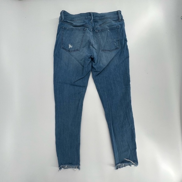 Warp + Weft Straight Leg Ripped Rough Hem Jeans Size 26 Women's - Picture 3 of 5